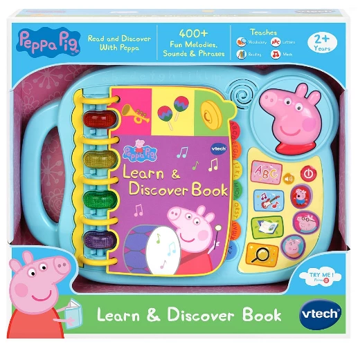 VTECH PEPPA PIG LEARN & DISCOVER BOOK 3 VTECH PEPPA PIG LEARN & DISCOVER BOOK