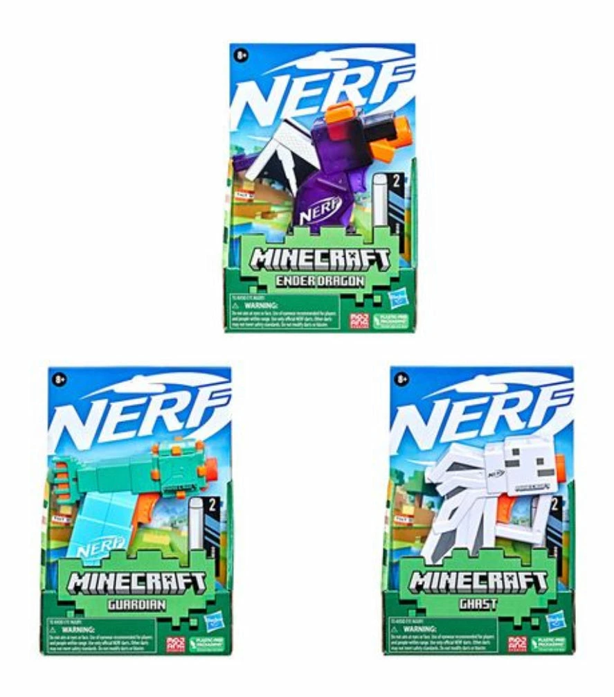NERF MS MINECRAFT AST 3 NERF MS MINECRAFT AST