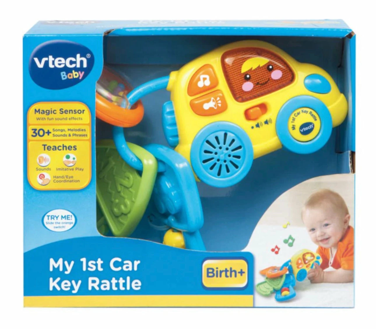 VTECH MY 1ST CAR KEY RATTLE 3 VTECH MY 1ST CAR KEY RATTLE