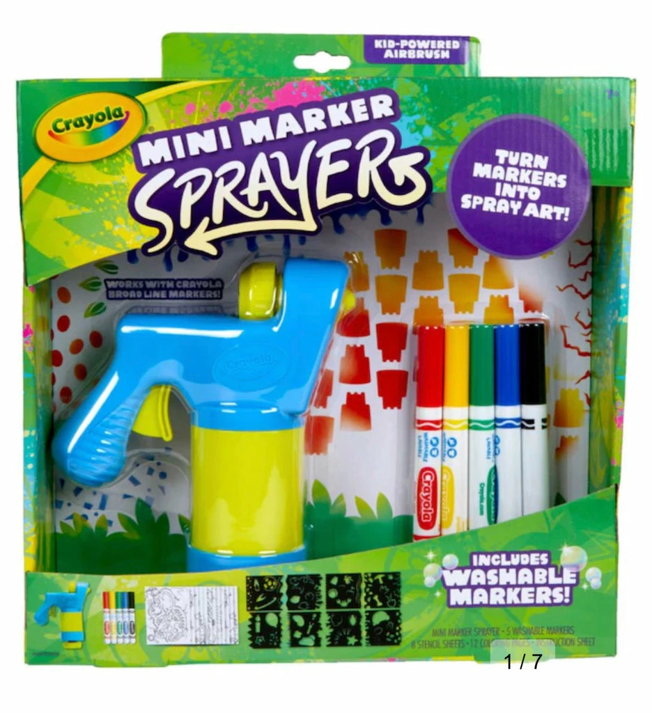 CRAYOLA MINI MARKER SPRAYER 3 CRAYOLA MINI MARKER SPRAYER