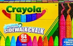 CRAYOLA CHALK 64CT SIDEWALK -CREATIONS shop images 0b80d109 b74f 4618 ab2f fde43252092d 1024x1024@2x