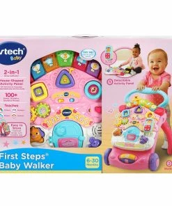 VTECH FIRST STEPS BABY WALKER PINK REFRE