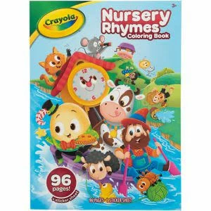 CRAYOLA COLORING BOOK NURSERY RHYMES 3 CRAYOLA COLORING BOOK NURSERY RHYMES